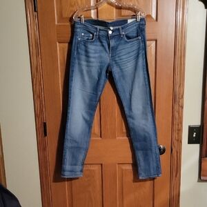 rag & bone Straight Leg Jeans in Classic Blue